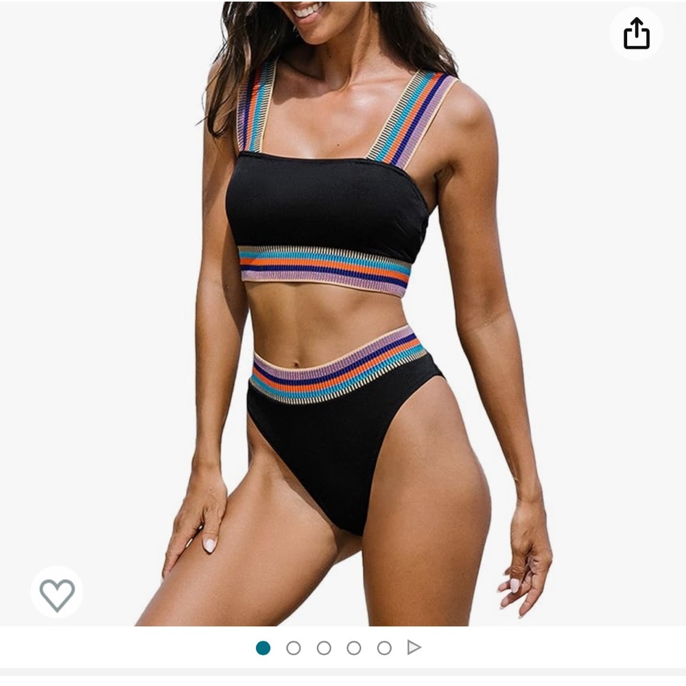 Brand New Black High-Waist Bikini